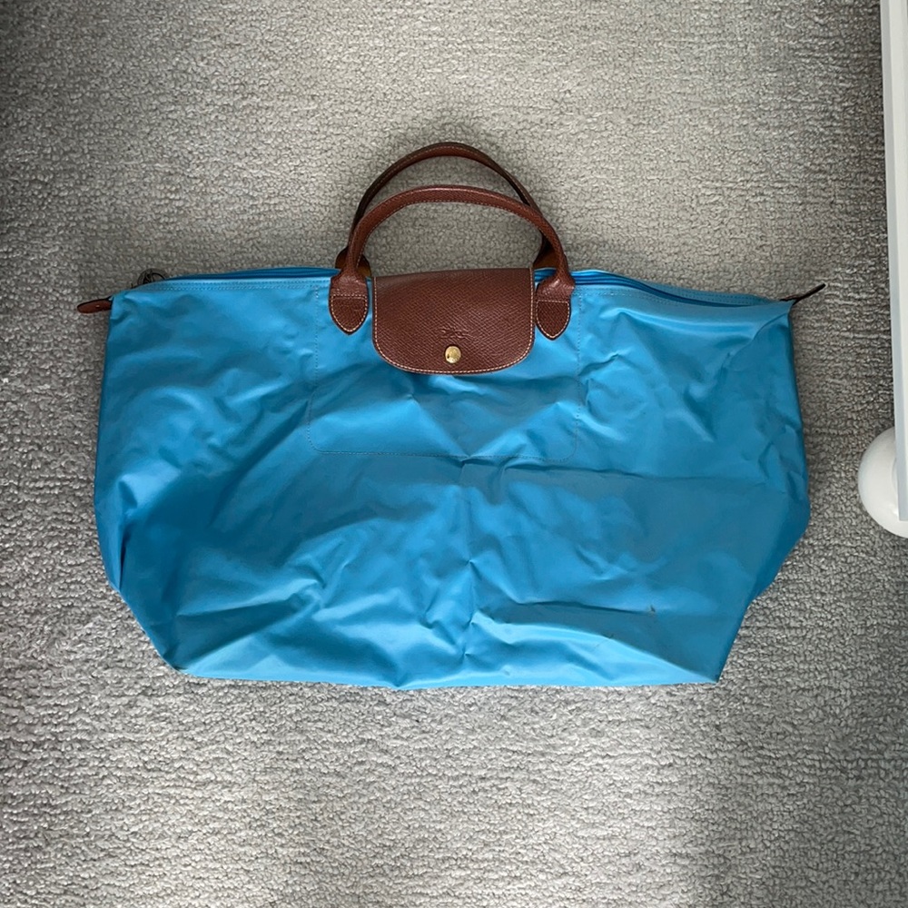 Large Blue Longchamp Bag